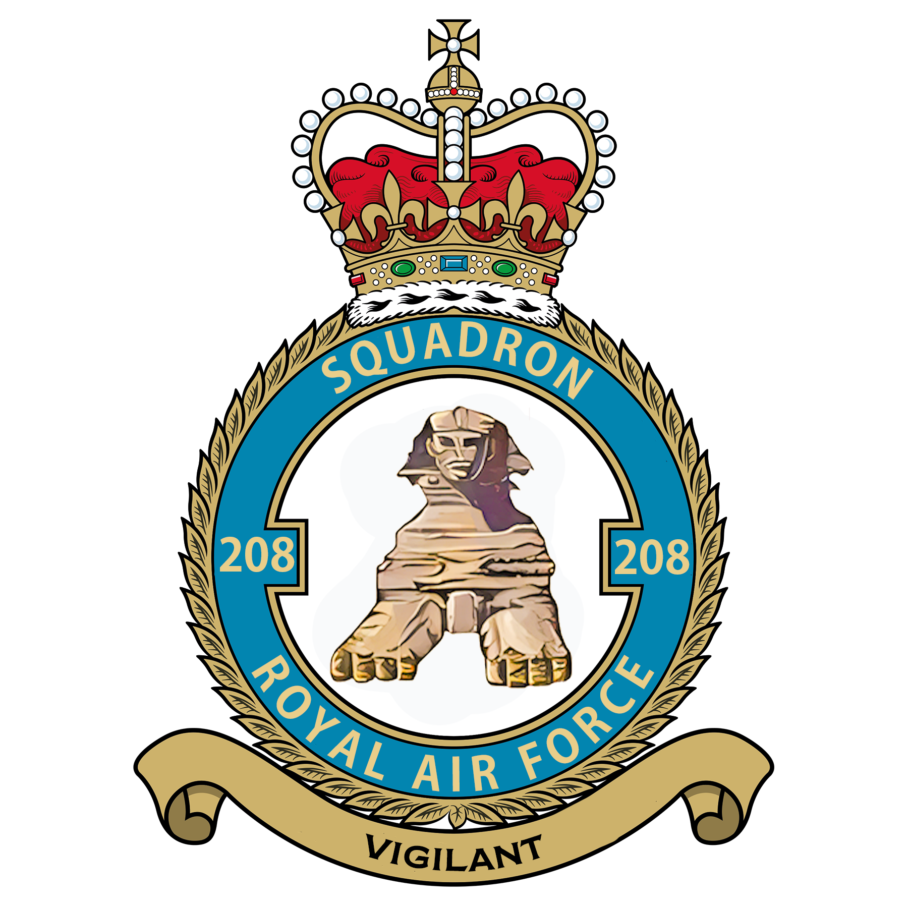 RAF 208Sqn emblem