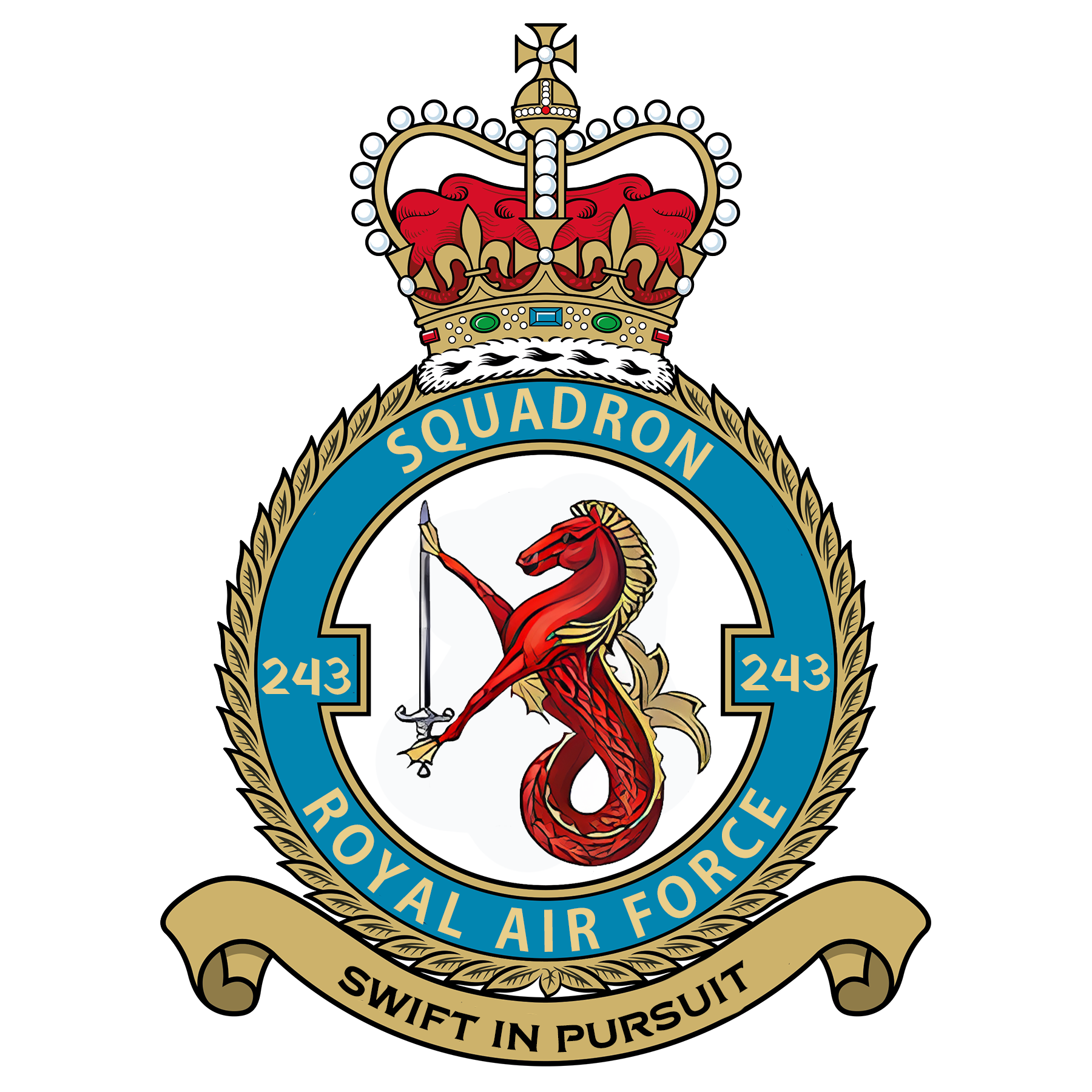 RAF 243Sqn emblem