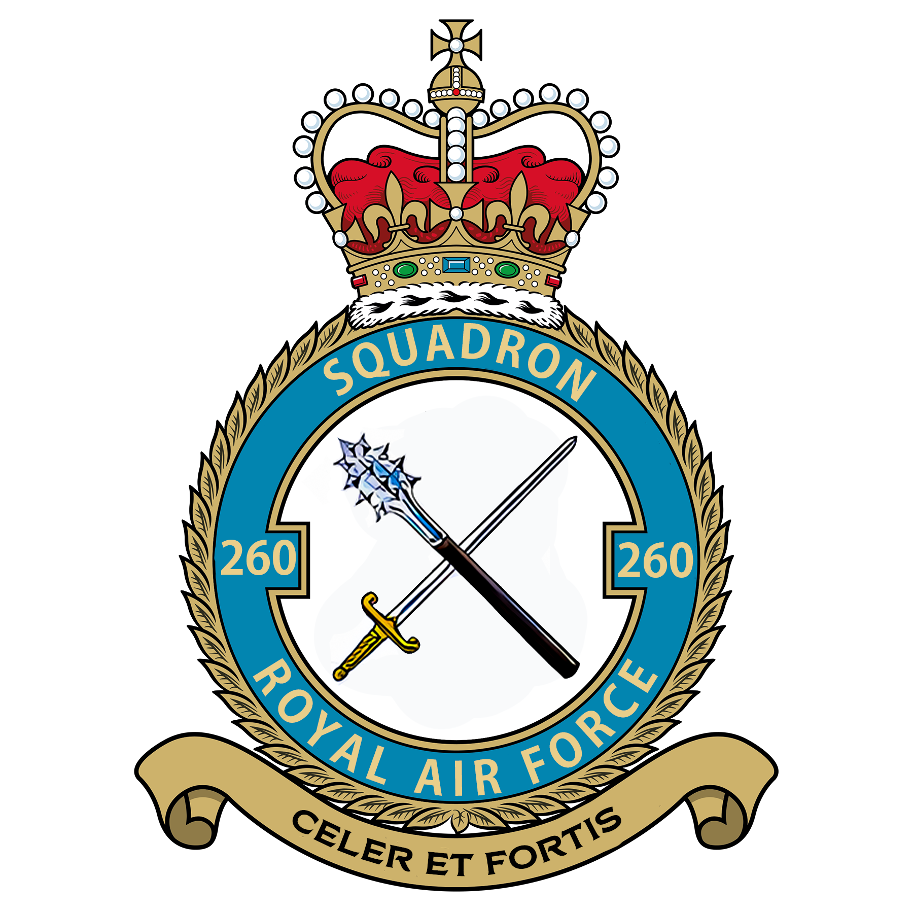 RAF 260Sqn emblem