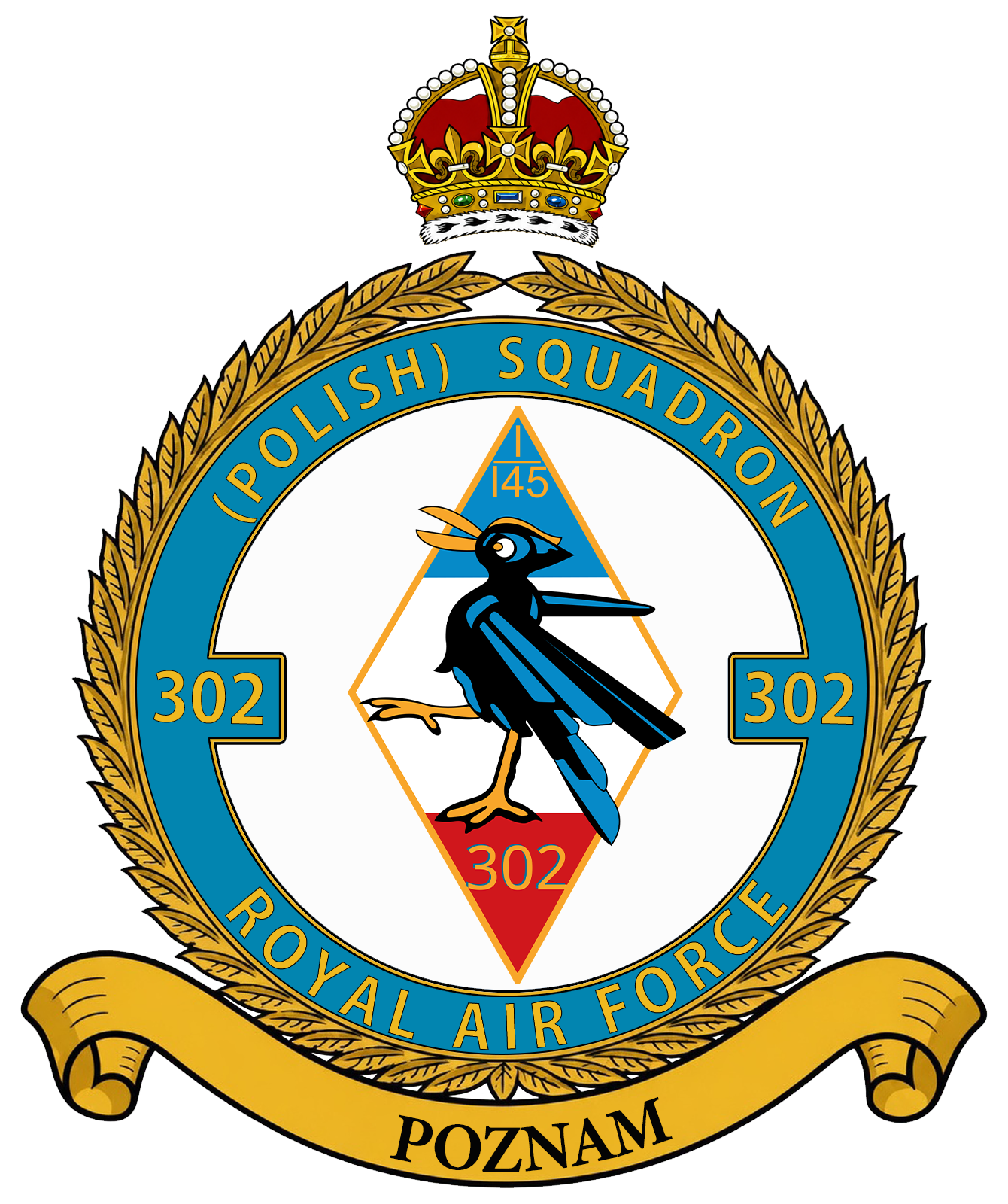 RAF 302Sqn emblem