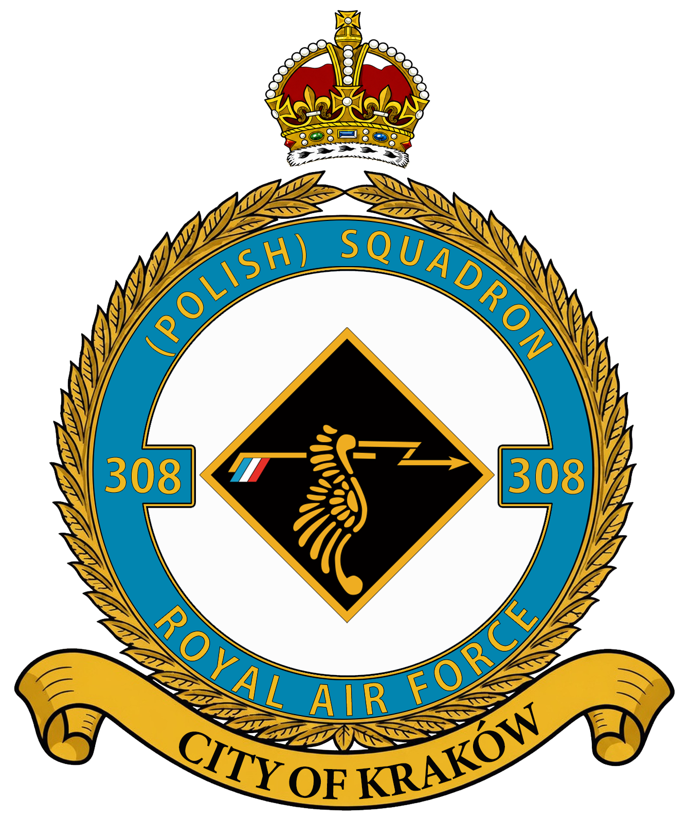RAF 308Sqn emblem