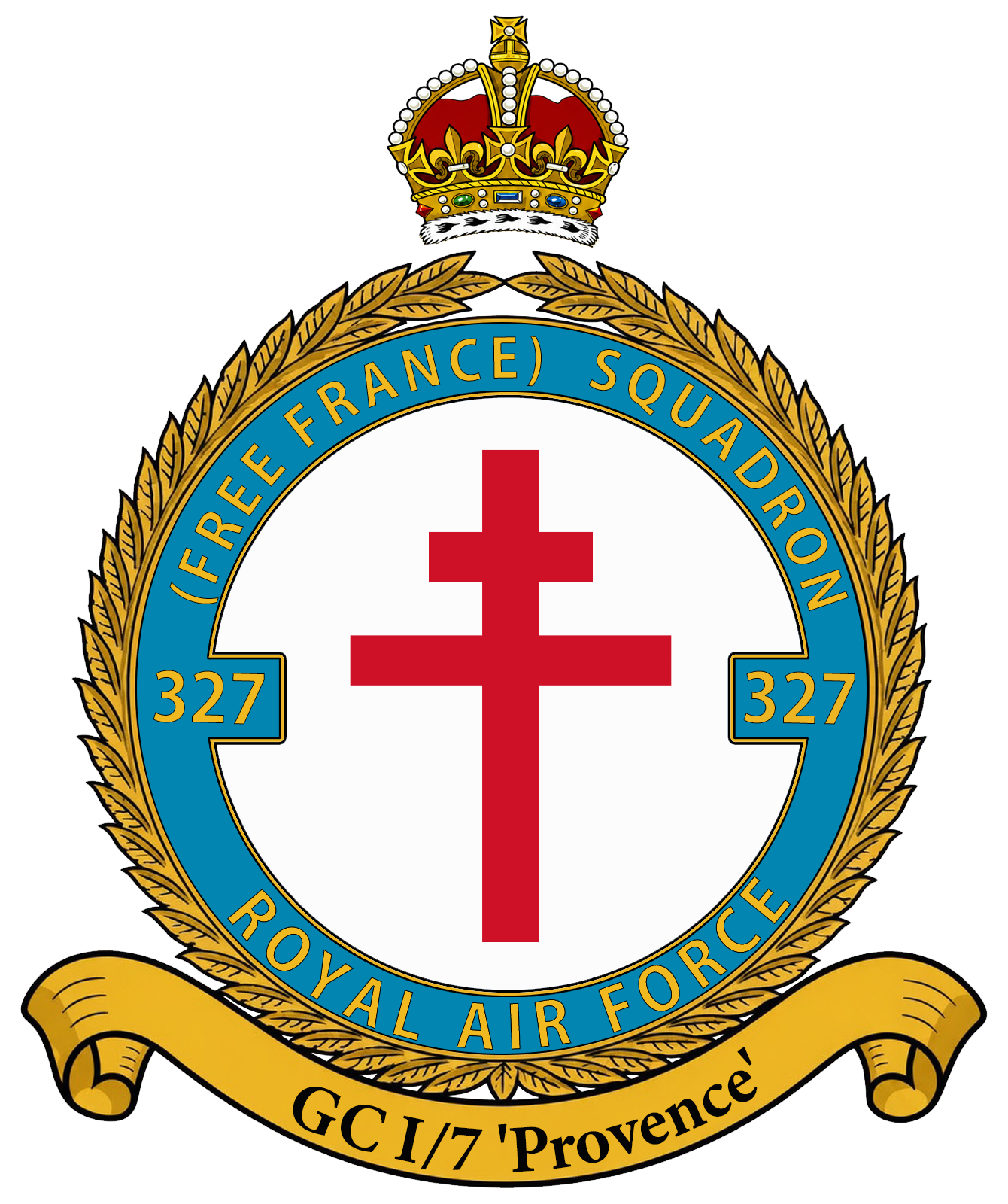 RAF 327Sqn emblem