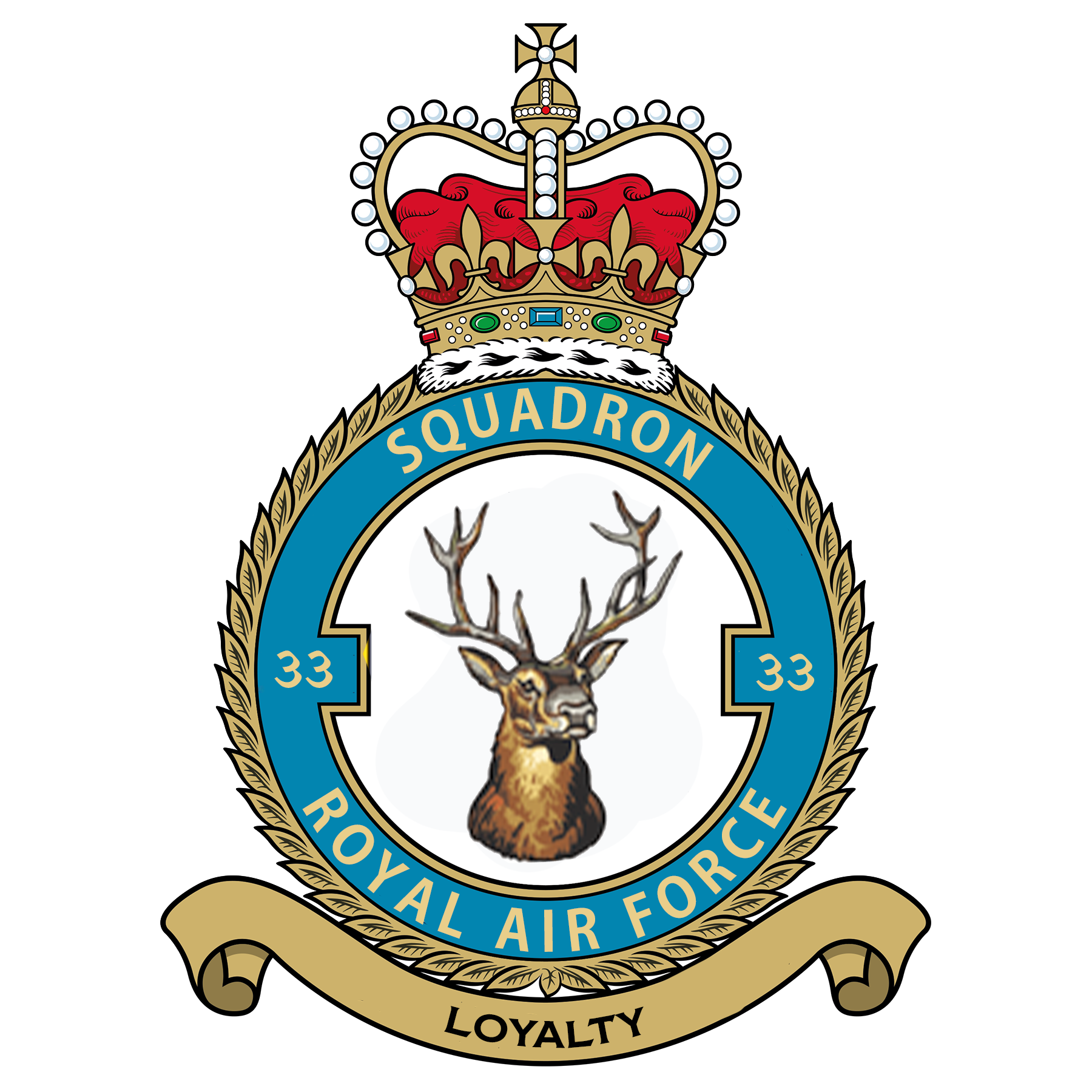 RAF 33Sqn emblem