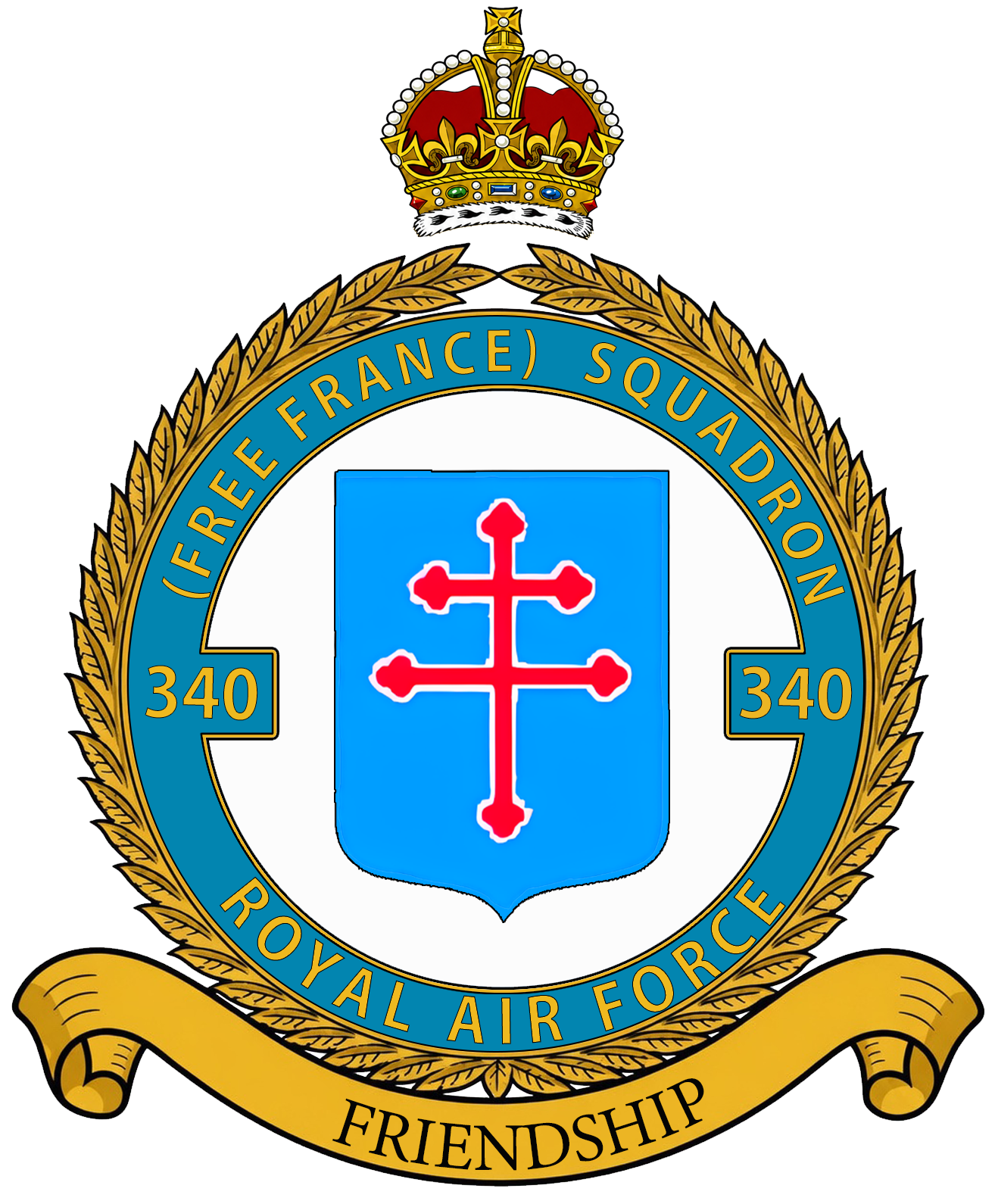 RAF 340Sqn emblem