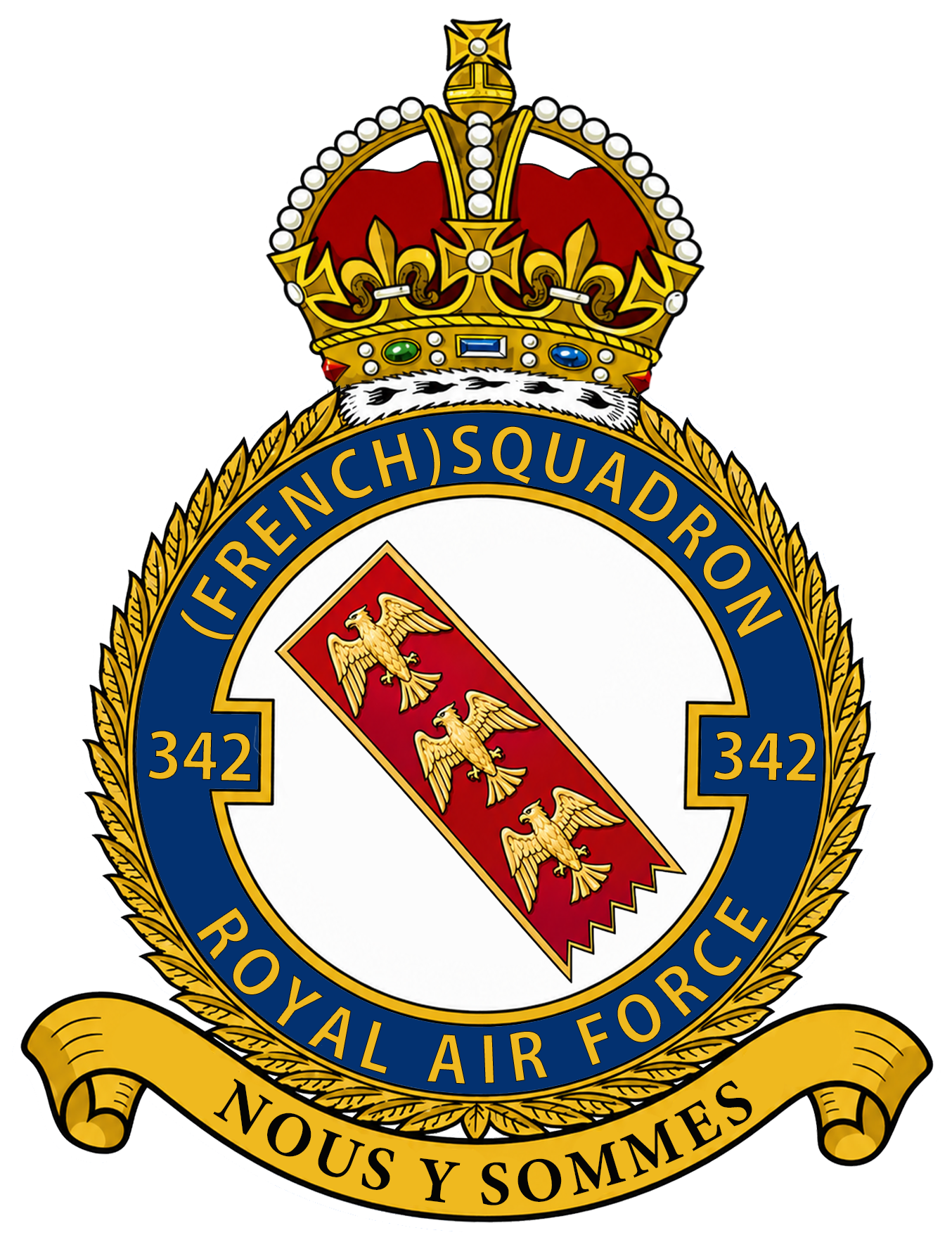 RAF 342Sqn emblem
