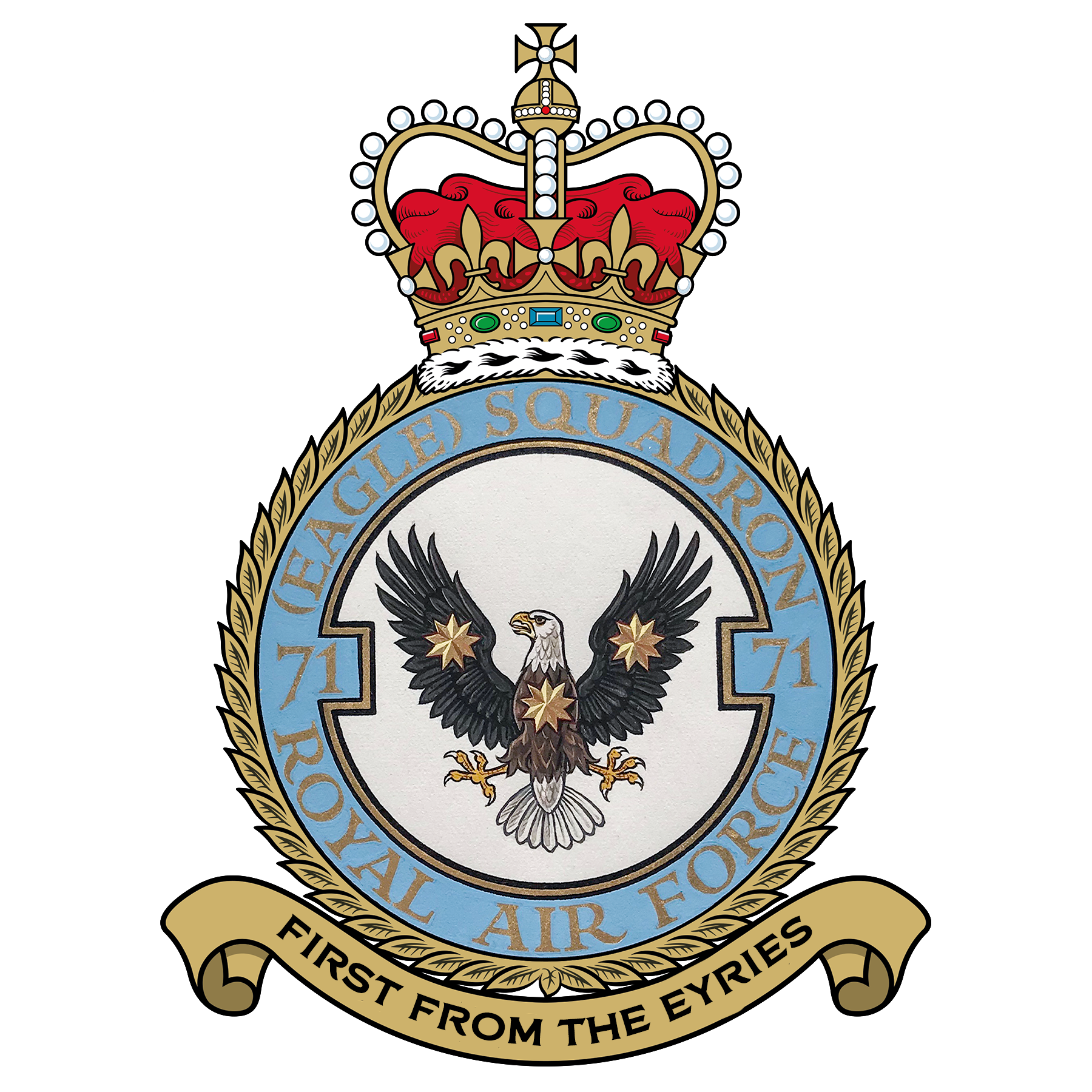 RAF 71Sqn emblem