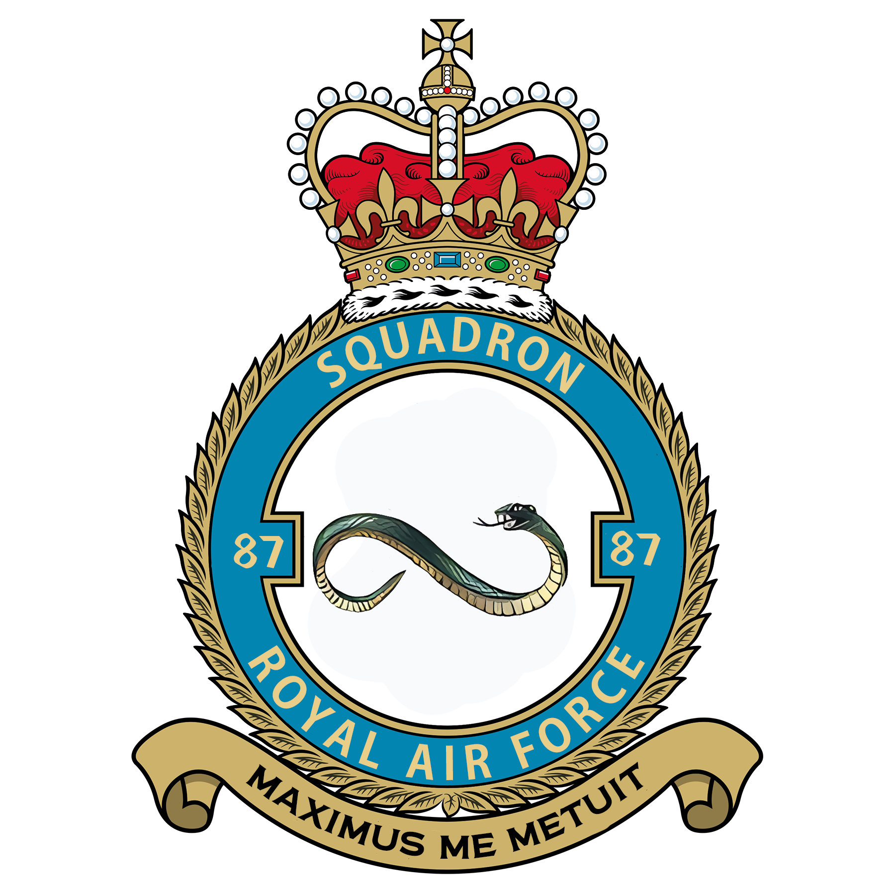 RAF 87Sqn emblem