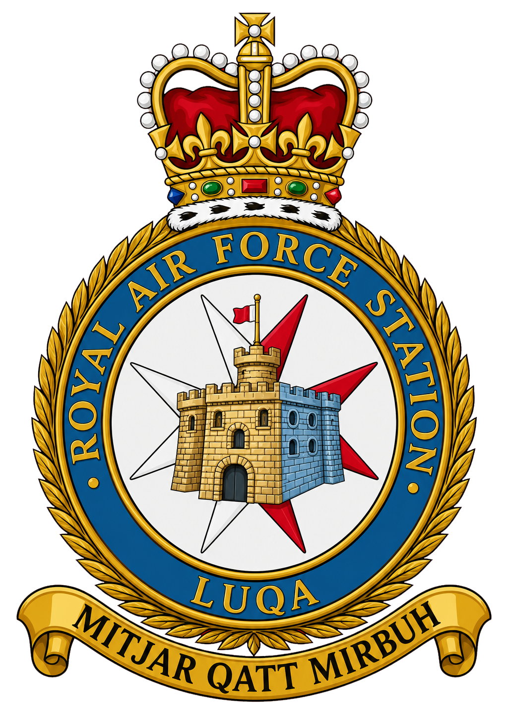 RAF Station Luqa Malta emblem