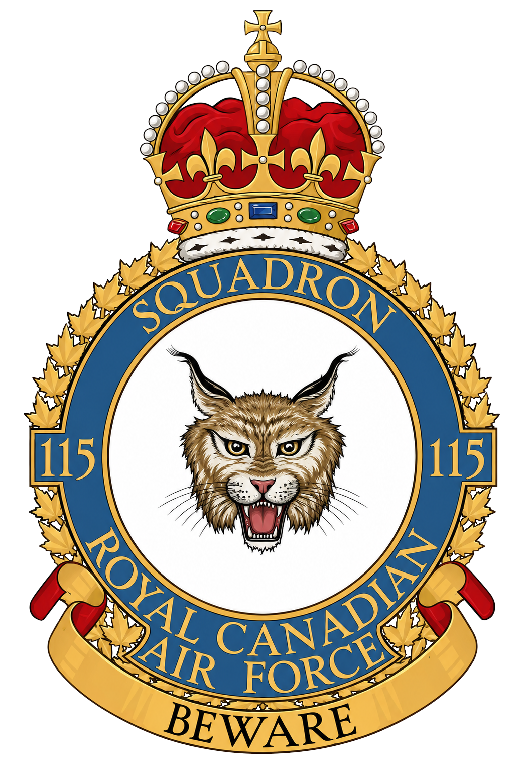 RCAF 115Sqn emblem