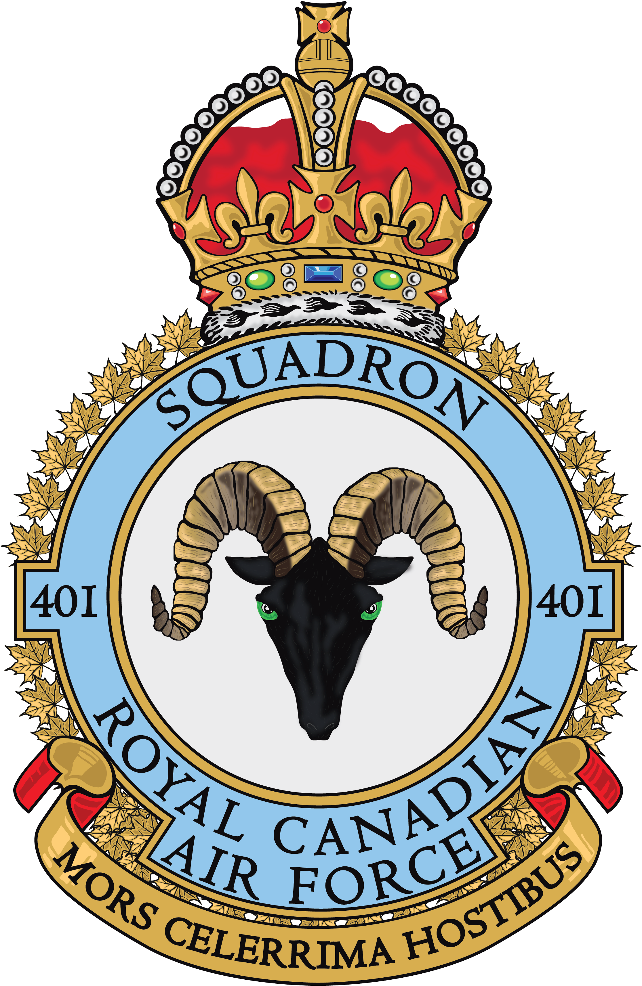 RCAF 401Sqn emblem