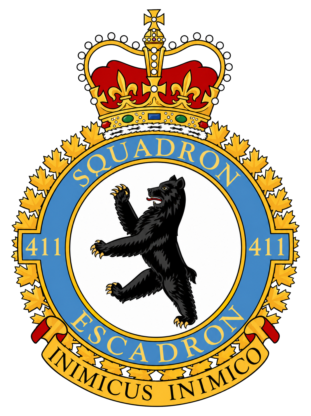 RCAF 411Sqn emblem