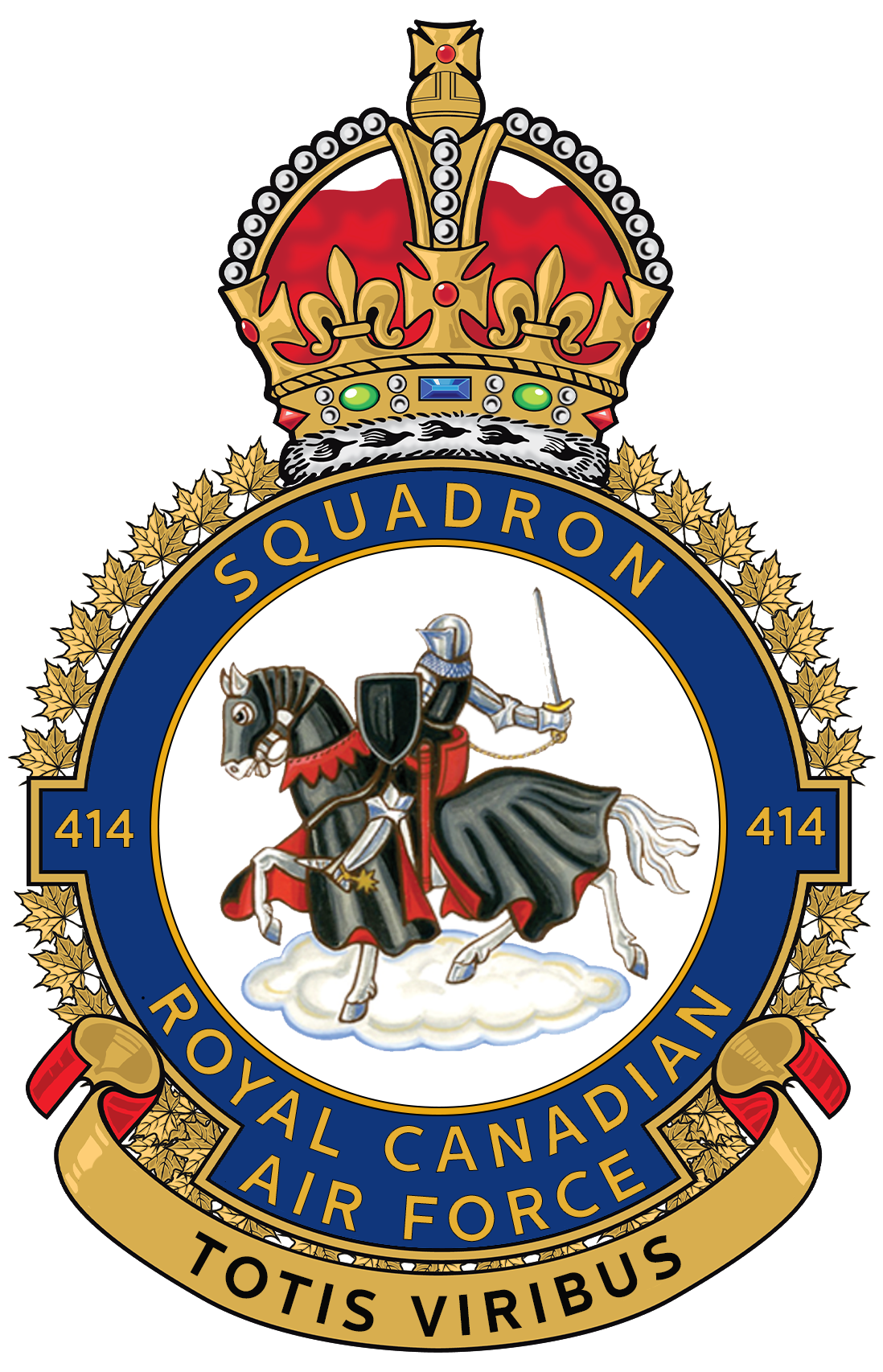 RCAF 414Sqn emblem