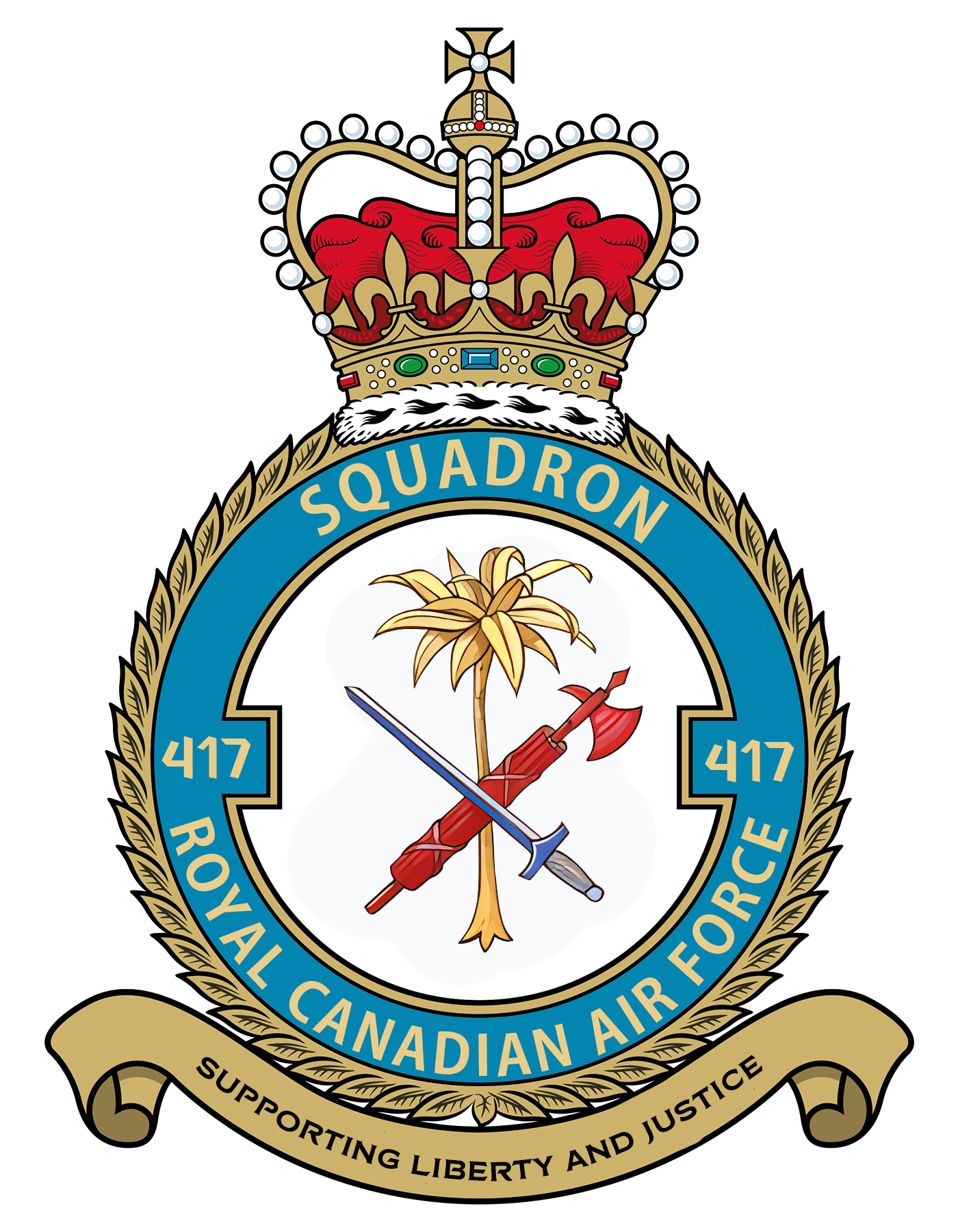 emblem RCAF 417Sqn emblem