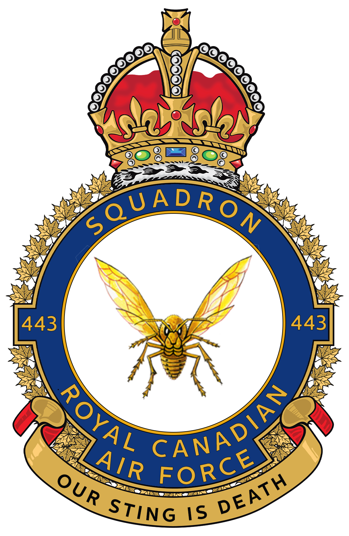 RCAF 443Sqn emblem