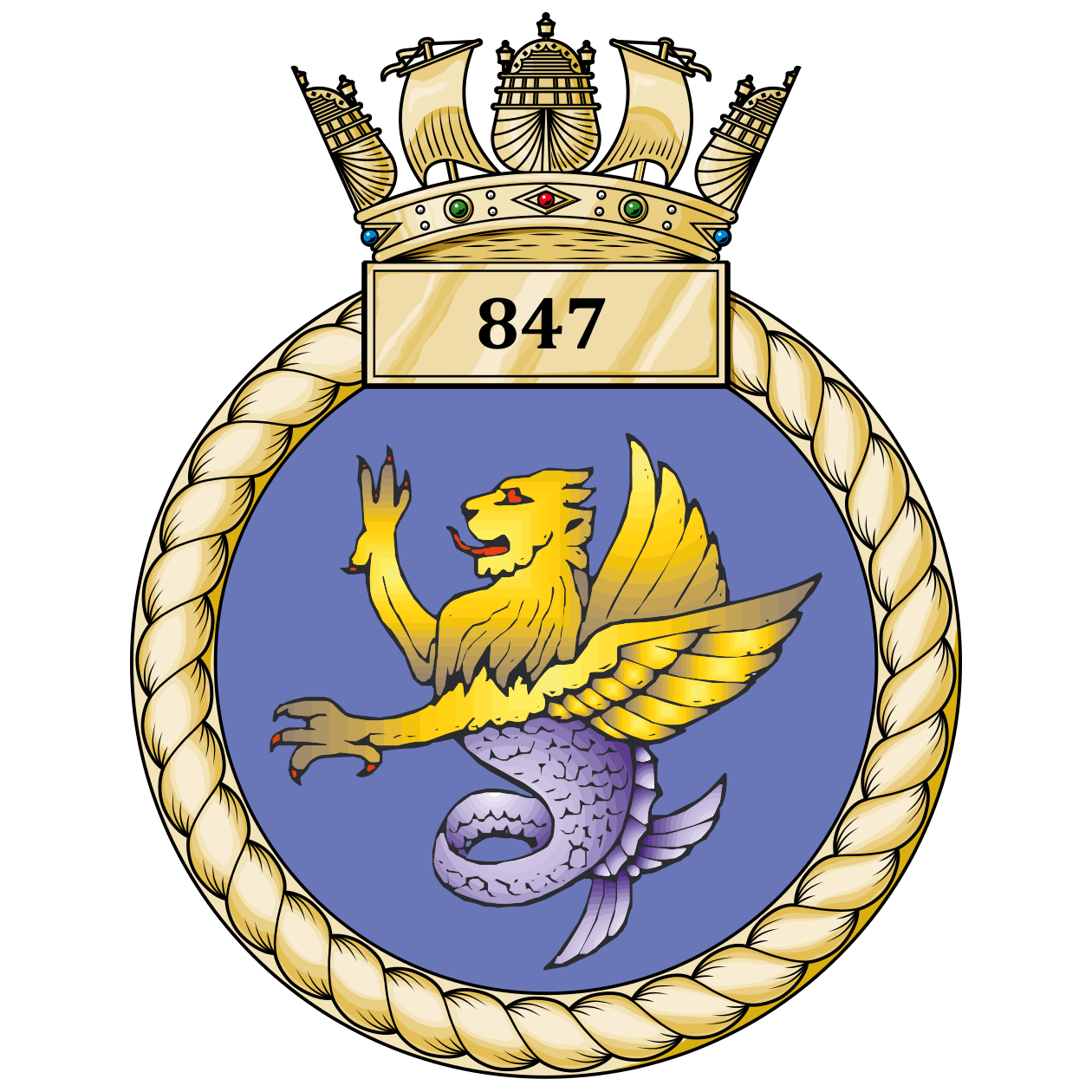 emblem Royal Navy FAA 847NAS