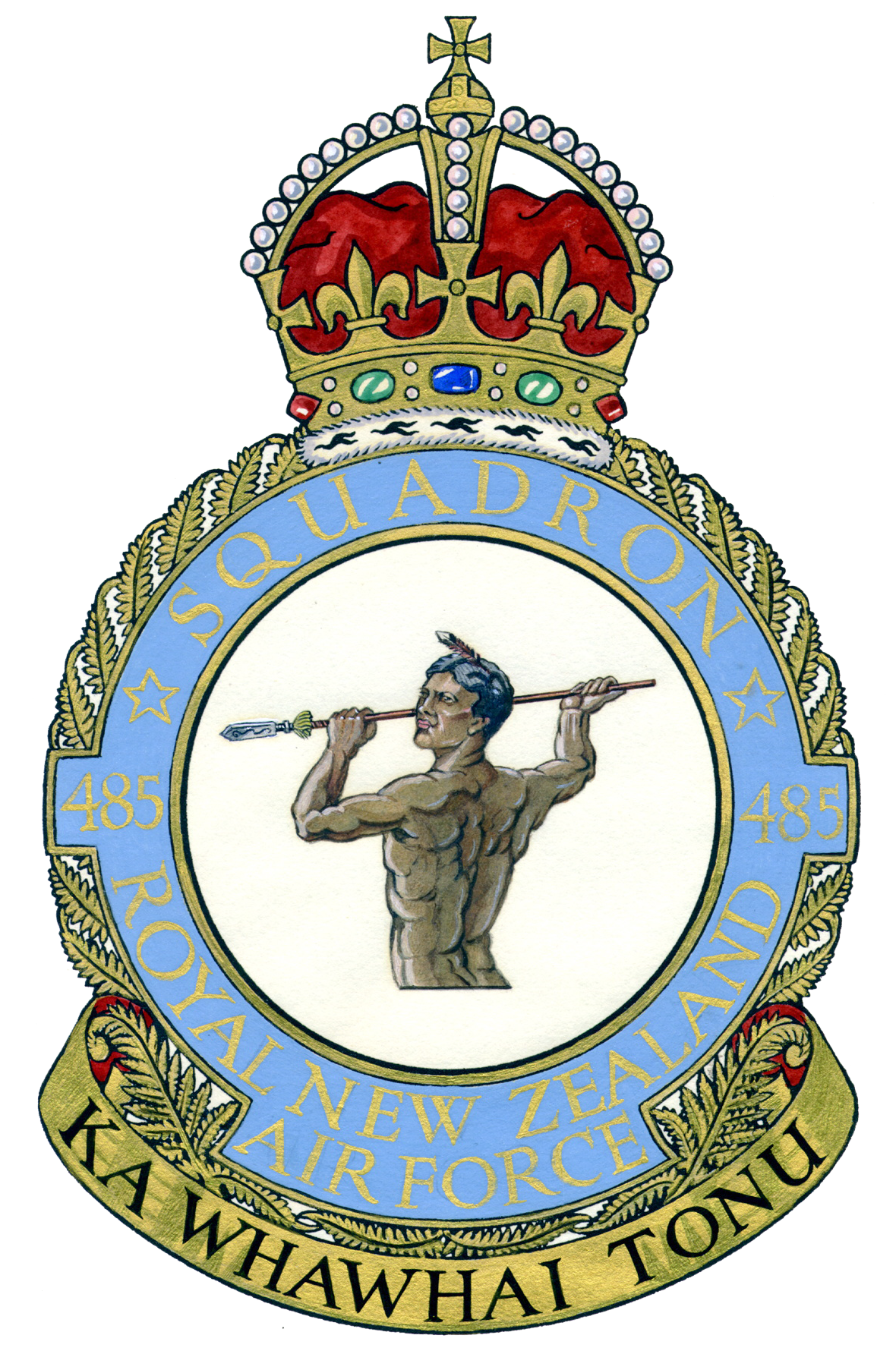 RNZAF 485Sqn emblem