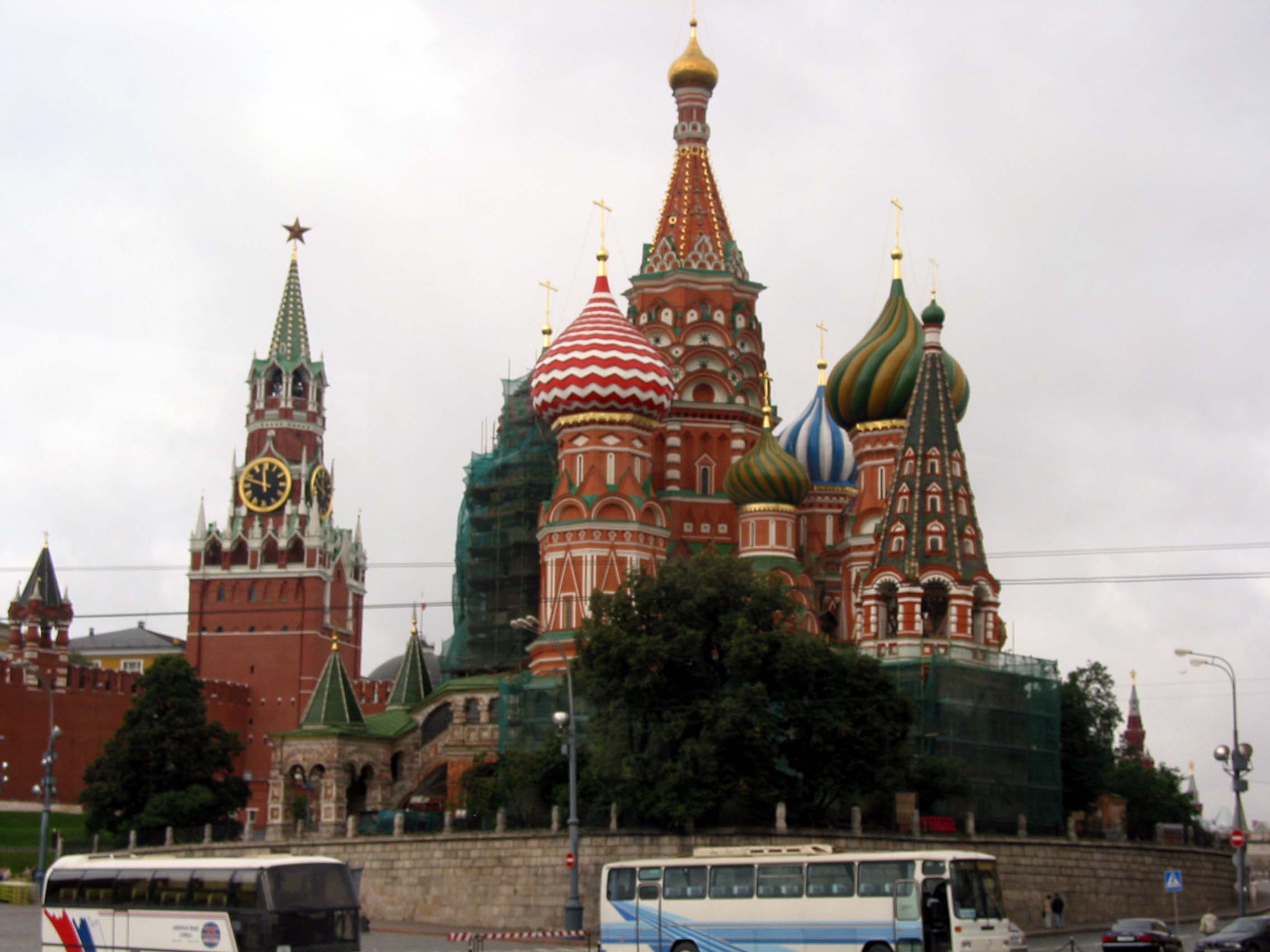 Moscow Kremlin Saint Basils Cathedral red square 2005 07