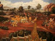 Asisbiz Grand Palace Gold leaf Buddhist artwork Bangkok Thailand 13