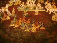 Asisbiz Grand Palace Gold leaf Buddhist artwork Bangkok Thailand 22