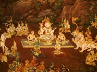 Asisbiz Grand Palace Gold leaf Buddhist artwork Bangkok Thailand 23