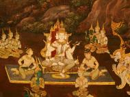 Asisbiz Grand Palace Gold leaf Buddhist artwork Bangkok Thailand 26