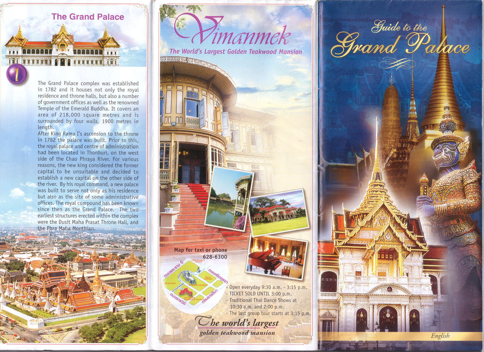 bangkok thailand travel brochure