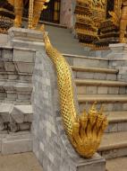 Asisbiz 07 Phra Mondop dragon stairs Grand Palace Bangkok 2010 02