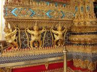 Asisbiz 10 Temple of the Emerald Buddha intercrit designed walls pillars Grand Palace 01