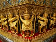 Asisbiz 10 Temple of the Emerald Buddha intercrit designed walls pillars Grand Palace 03