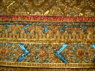 Asisbiz 10 Temple of the Emerald Buddha intercrit designed walls pillars Grand Palace 08
