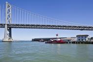 Asisbiz San Francisco Bay Bridge and San Francisco Fire Dept SFFD Guardian Fireboat N0 2 CA July 2011 01