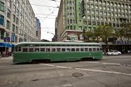 Asisbiz San Francisco Municipal Railway fleet PCC street car fleet cable car no 1053 08