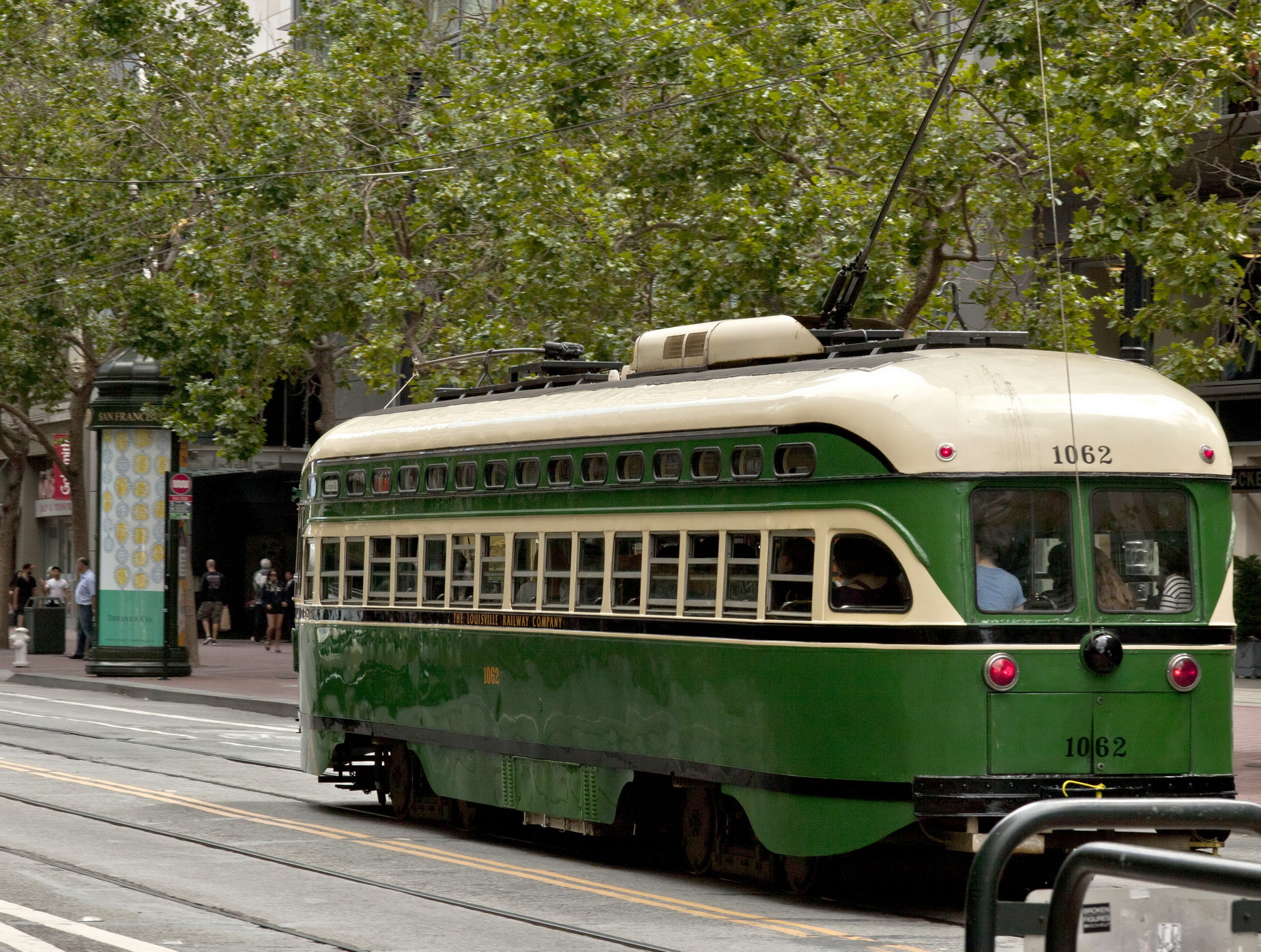 San Francisco Municipal Railway fleet PCC street car fleet cable car no 1062 02
