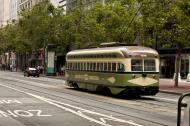 Asisbiz San Francisco Municipal Railway fleet PCC street car fleet cable car no 1078 01