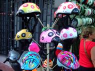 Asisbiz Vietnam Ho Chi Minh City motorbike helmet fashion Feb 2009 01
