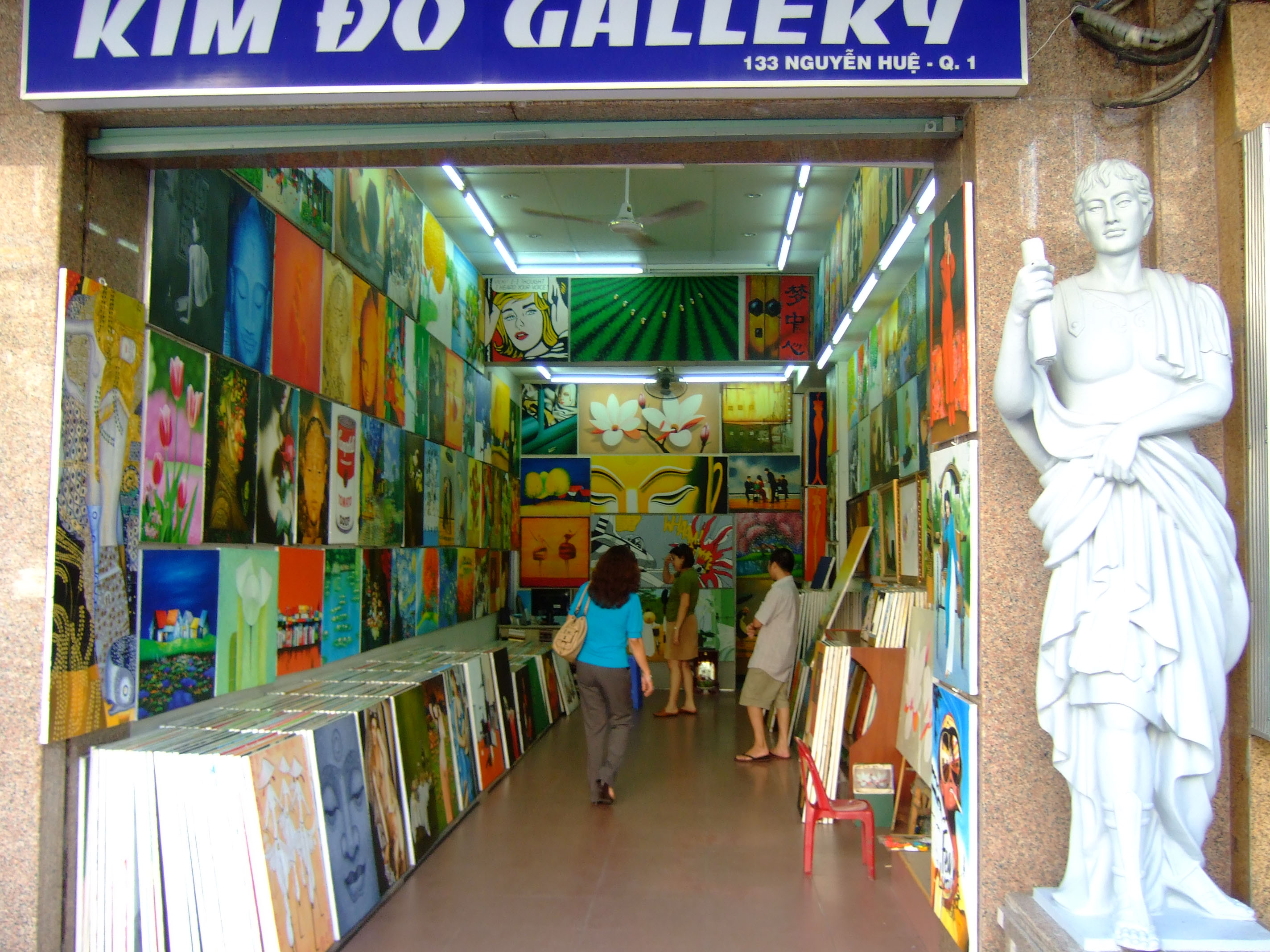 Saigon Ho Chi Minh city art scene Kim Do Gallery Feb 2009 01