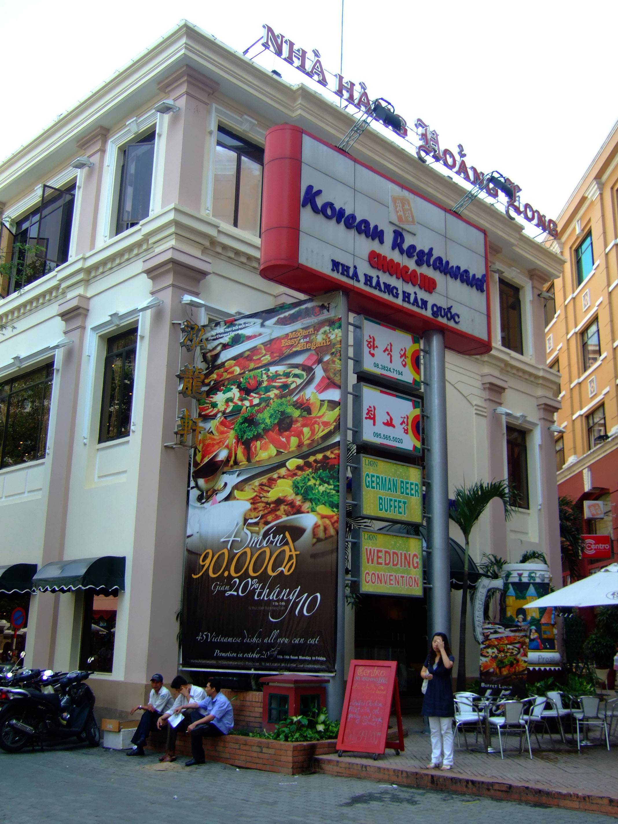 Vietnam Nha Hang Hoang Long Korean Restaurant Saigon Feb 2009 02