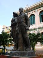 Asisbiz Main Post Office District 1 Ho Chi Minh City Statues Nov 2009 07