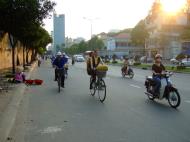 Asisbiz Vietnam Ho Chi Minh City street scenes push bikes Feb 2009 004