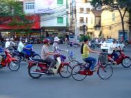 Asisbiz Vietnam Ho Chi Minh City street scenes push bikes Feb 2009 005