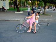 Asisbiz Vietnam Ho Chi Minh City street scenes push bikes Feb 2009 097