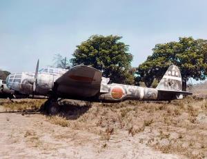 Asisbiz Japanese Lily left abandoned at Clark airfield Luzon Philippines SWPA 1945 NA63453P