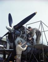 Asisbiz WW2 color photo of a Republic P 47 Thunderbolt figther 03