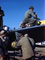 Asisbiz WW2 color photo of a Republic P 47 Thunderbolt figther 20