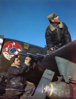 Asisbiz WW2 color photo of a Republic P 47 Thunderbolt figther 22
