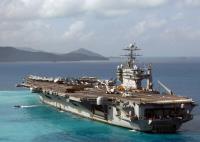 Asisbiz USN color photo Nimitz Class Aircraft Carrier USS George Washington (CVN 73) at St Johns Antigua