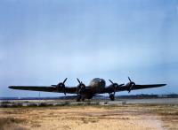 Asisbiz WWII color photo of USAAF 38 584 Boeing B 17E Fortress Mary Ann used in Air Force movie 02