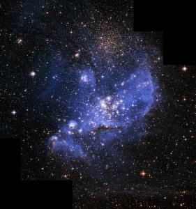 Asisbiz Hubble Space Telescope population of infant stars embedded in the nebula NGC 346