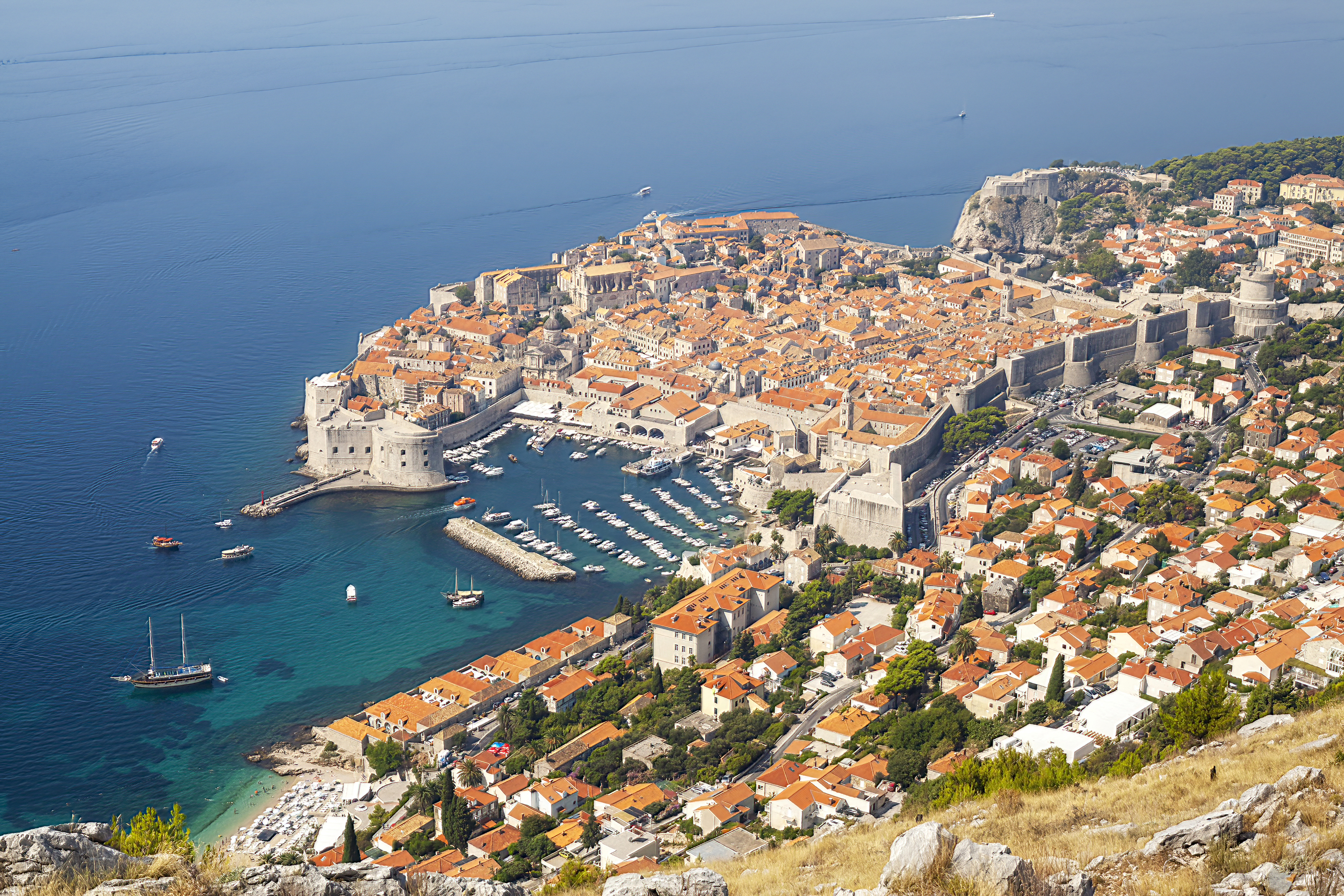 Iconic cities How could you try to destroy such a beautiful place Dubrovnik fortress Croatia Aug 2011
