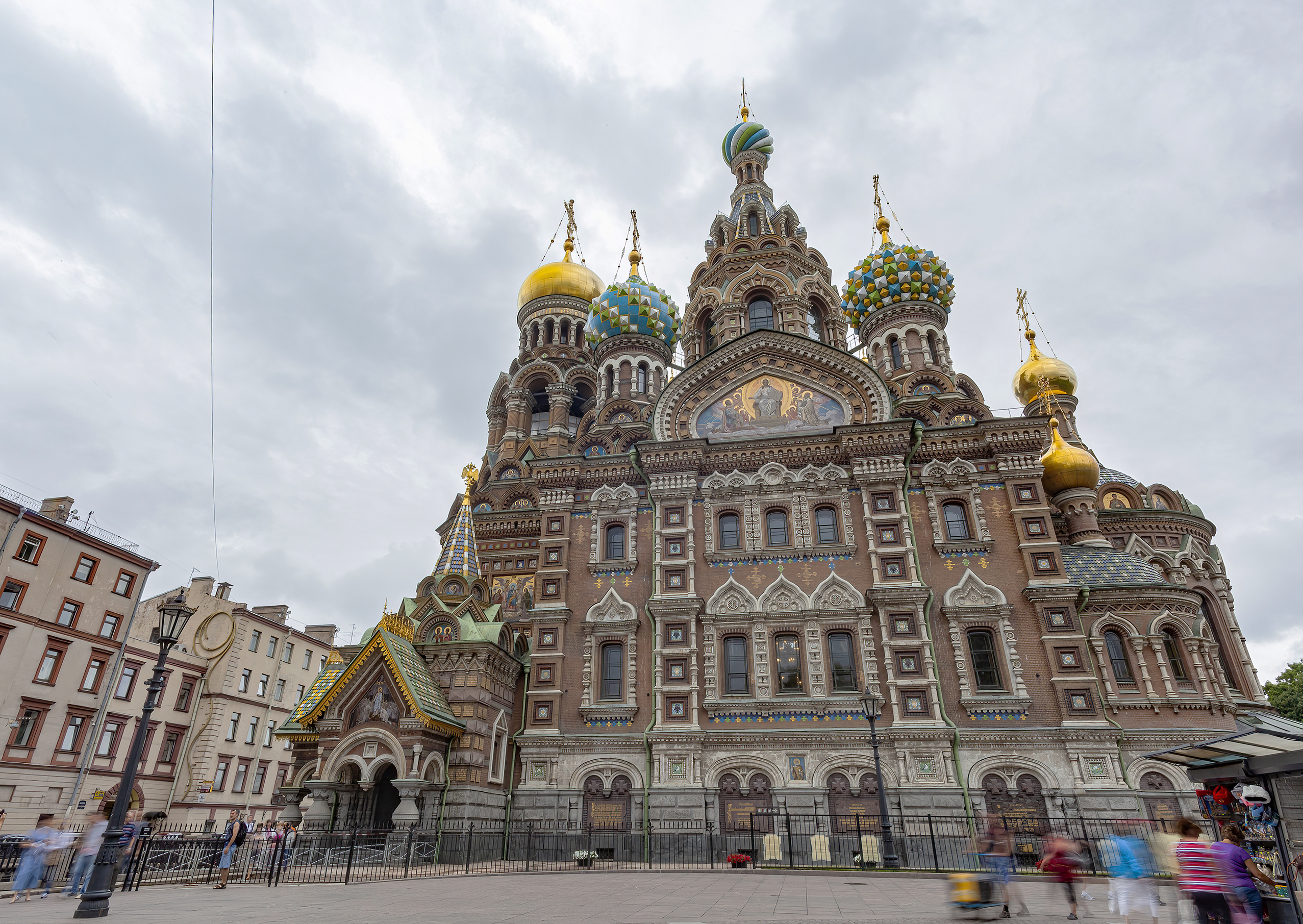 Iconic cities Saint Petersburg Church of our Savior on Spilled Blood Russia July 2012 02
